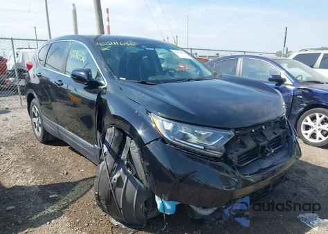 2018 Honda Cr-V Ex из США, поврежденный, VIN 7FARW2H55JE079318